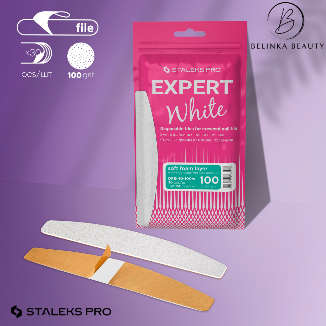 Staleks Expert disposable files with grit 100 - DFE-40-100