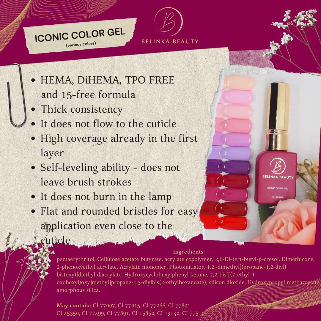 Iconic Color Gel - Luxio Rot (12)