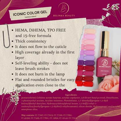 Iconic Color Gel - Luxio Rot (12)