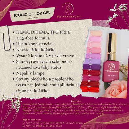 Iconic Color Gel - Luxio Rot (12)